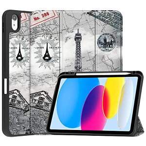 iPad 2022 10 10.9C` P[X Apple Pencil [\ iPad 10 2022V^ Jo[ TPU U[P[X y[ O܂ X}[g (iPad 10 10.9", 