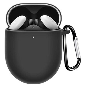 Miimall Pixel Buds A-Series�K�p �P�[�X �V���R�� �s�N�Z�� Buds A �J�o�[ �ϏՌ� �h�� �y�� �n�[�h�P�[�X �����h�~ �J���r�i�t�� �����[�d�\ �O�[�O�� Pixel Buds A �u���b�N