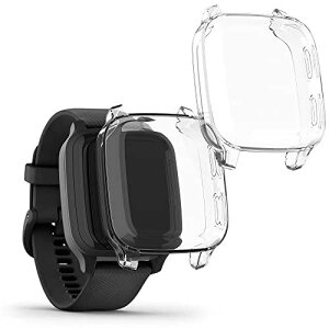 kwmobile 2x �Ή�: Garmin Venu Sq Music / Sq �P�[�X - �ی�P�[�X �t���J�o�[ �V���R�� �ϏՌ� �S�̕ی� - ����