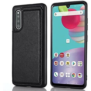 y Viesa z 2020ŐV wʃJ[h 蒠^P[X Galaxy A41 / SC-41A docomo / SCV48 au Ή Samsung X}z obNJo[ P[X 蒠^ (ubN)  z^ }Olbg  y |Pbg[t w