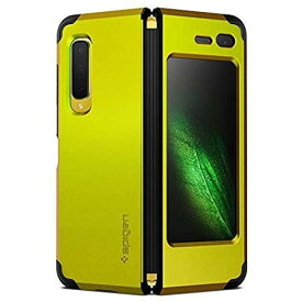 【Spigen】 Galaxy Fold ケース [ SCV44 ] カバー ギャラクシー フォールド ケース フルカバー 背面保護 全面保護 耐衝撃 米軍MIL規格取得 カメラ保護 画面保護 傷防止 衝撃 吸収 Qi充電 ワイヤレス充電 タフ・アーマー 615CS26167 (グリーン)