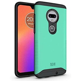 Motorola Moto G7 / G7 Plusケース、TUDIA Slim-Fit [Merge]極端な保護/頑丈でスリムなデュアルレイヤーの正確なカットアウトMotorola Moto G7 / G7 Plus用電話ケース [とは互換性がありませんMoto G7 Play/Moto G7 Power] (ミント)