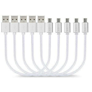 Micro USB P[uZy}[dEf[^]ΉzSamsungANexusALGAMotorolaAAndroid X}[gtHΉ (20cm 5{ZbgC zCg) Micro-zCg
