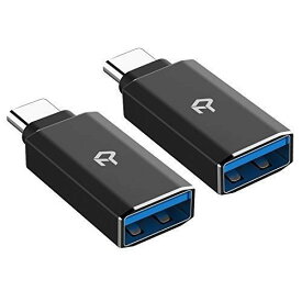Rankie USB C 変換アダプター 高速転送 Type-C機器対応 2個セット ブラック