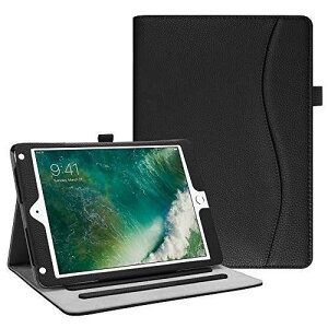 Fintie for iPad 9.7 2018 / 2017 P[X iPad Air 2 P[X iPad Air P[X 2܃X^h }`p I[gX[v@\t iPad 9.7C` 2018 2017 / iPad Air/iPad Air 2 یJo[ (ubN) 1 ubN