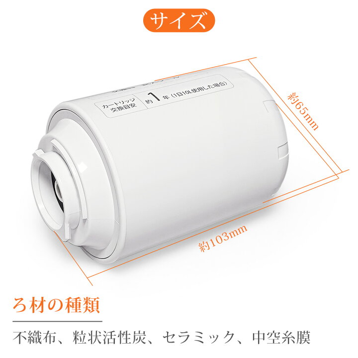 楽天市場】TK-CJ22C1 交換用 浄水カートリッジ 蛇口直結型用 
