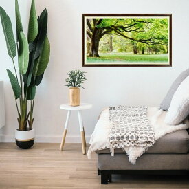 クロスステッチ 布 刺繍キット 森林 大樹 自然 緑 植物 DIY 図案 手作り 初心者向け 上級 簡単 壁アート 北欧 植物 モダンアート 高級感 送料無料