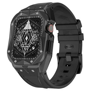 【20-28日!クーポン利用で16%OFF】送料無料 Apple watch バンド Apple watch 44/45mm 一体型バンド Apple Watchの改造 オールインワンバンド インサートドリル Apple Watch ultra 44MM 一体型 バンド 交換用バンド