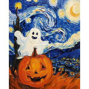 【21-31日!クーポン利用で15%OFF】送料無料 刺繍キット 5D ダイヤモンドアート キット 仙塵&AB ビーズ刺繍 ハロウィン 初心者 ダイヤモンドペインティングインテリア ハンドメイド クロスステ