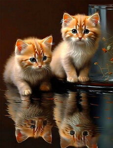 【21-31日!クーポン利用で15%OFF】送料無料 刺繍キット 5D バタフライ ダイヤモンドアート キット ビーズ刺繍 かわいい猫 初心者 ダイヤモンドペインティングインテリア ハンドメイド クロス