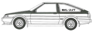 1/24 ijgAV[Y No.2 AE86gm }[{dl vf