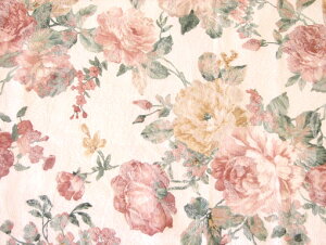 布地 薔薇柄 カルトナージュ 生地 張地 手作り 手芸 ハンドメイド 洋裁 裁縫 ファブリック 姫系 姫 雑貨