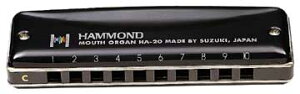 HAMMOND/SUZUKI HA-20 10HOLE HARMONICA�s�n�����h/�X�Y�L�t10�z�[���n�[���j�J