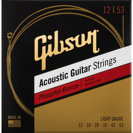 Gibson 《ギブソン》SAG-PB12Phosphor Bronze Acoustic Guitar Strings