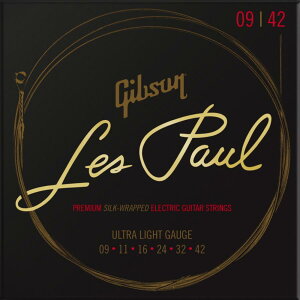 Gibson ギブソン【SEG-LES9】PREMIUM SILK-WRAPPED /Electric Guitar Strings Ultra-Light Gauge/ウルトラライトゲージ09-42