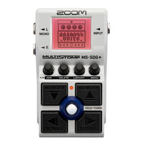 【送料込】ZOOM MS-50G+ MultiStomp《ズーム》マルチストンプ/マルチエフェクター/ギター用/102種類のエフェクト