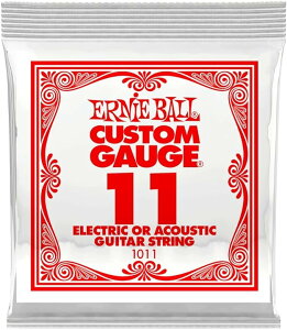 ERNIE BALL sA[j[{[ty1011zPLAIN STEEL STRING o^0.11ELECTRIC /ACOUSTIC