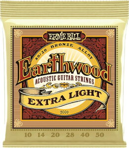 ERNIE BALL �s�A�[�j�[�{�[���t�y2006�z10-50 EARTHWOOD 80/20 BRONZE EXTRA LIGHT 80/20�u�����Y �A�R�[�X�e�B�b�N�^�G�N�X�g���E���C�g
