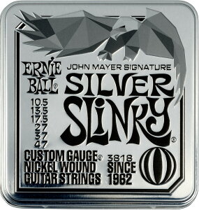 ERNIE BALL sA[j[{[ty3818z3set packJOHN MAYER SIGNATURESILVER SLINKY 10.5 - 47ELECTRIC GUITAR^CUSTOM GAUGENICKEL WOUND^WEC[VOl`[3Zbgʎdl