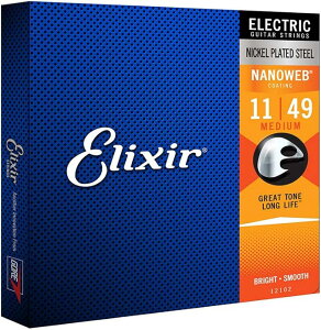 ELIXIR y12102zElectric Guitar NANOWEBsNickel Plated Steelt(011-49)GLM^[p~fBAQ[W
