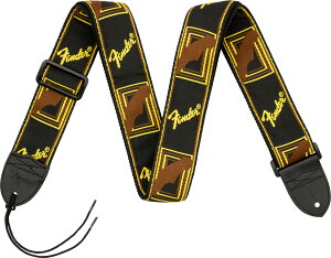 FENDERtF_[ 2hMONOGRAMMED STRAPSBlack/Yellow/BrownԃXgbv