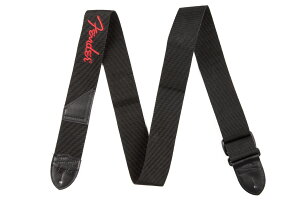 FENDERtF_[2"Black Poly Strap w/ Red FenderVvŃ[YiuȃfUCoI