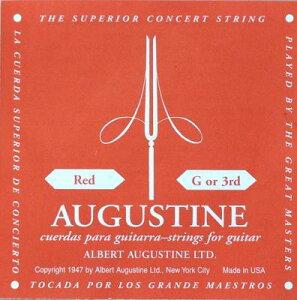 AUGUSTINE �y RED 3RD �z�I�[�K�X�`��Classic Guitar Strings3���̂݁^�N���V�b�N�M�^�[�p
