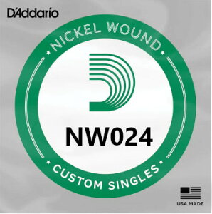 D'Addario __I^oyNW024zElectric Guitar Single StringssNickel WoundtGLM^[p1{̂