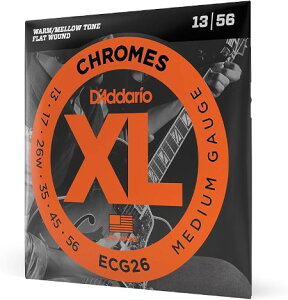 D'Addario [ECG26] Electric Giutar Strings sXL Chromes Flat Woundt(12-52)GLM^[ptbgEh~fBAQ[W^1Zbg