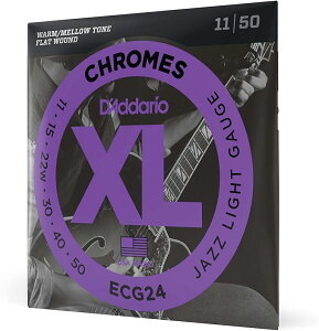 D'Addario [ECG24] Electric Giutar Strings sXL Chromes Flat Woundt(11-50)GLM^[ptbgEhWYCgQ[W^1Zbg