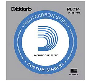 D'Addario __I^oyPL014zElectric & Acoustic Guitar Single StringssPlain SteeltGLM^[EAR[XeBbNM^[p1{̂