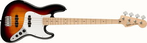 Squier by Fender�s�t�F���_�[�t�s�X�N���C���[�tAffinity Series? Jazz BassR, Maple Fingerboard, White Pickguard, 3-Color Sunburst