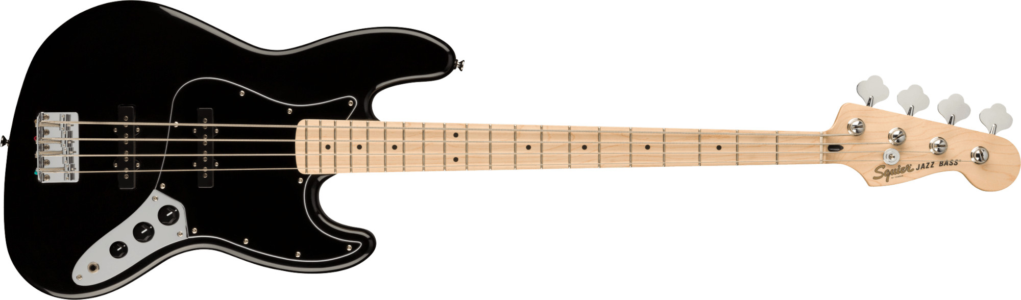 【爆買い！】Squier by Fender《フェンダー》《スクワイヤー》Affinity Series Jazz Bass Maple Fingerboard, Black