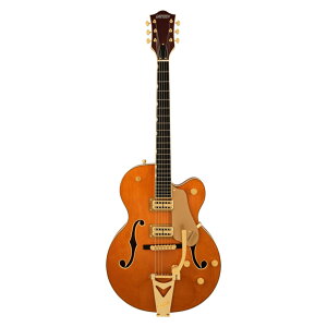 yzGretschsOb`tSynchromatic Nashville Hollow Body Single-Cut with BigsbyR, Ebony Fingerboard, 50's Orange Stain