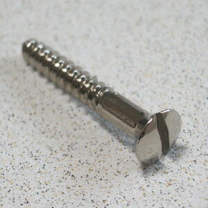 Montreux �����g���[ [929] Inch TL bridge and strap pin screws (6) �C���`�^�e���L���X�^�[�p�^�u���b�W�E�X�g���b�v�s���X�N�����[�^6�{����