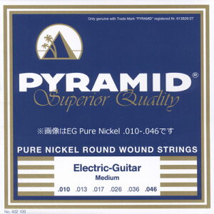 Pyramid Strings s~bhEXgOX [2400/2401/2402] Electric Guitar Pure Nickel Round Wound Strings GLM^[^1Zbg^.009-.042^.010-.046^09-42^10-46