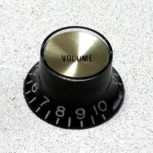 Montreux �����g���[ [8855] Metric Reflector Knob Volume BK (Gold Top)