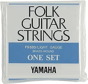 YAMAHA 【FS520】Folk Guitar Strings Setアコースティックギター用/ライトゲージ012-053/セット