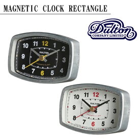 【メーカー取り寄せ】MAGNETIC CLOCK RECTANGLE【ダルトン DULTON】マグネティック クロック レクタングル ガルバナイズド 時計 ステップムーブメント マグネット インテリア アメリカン