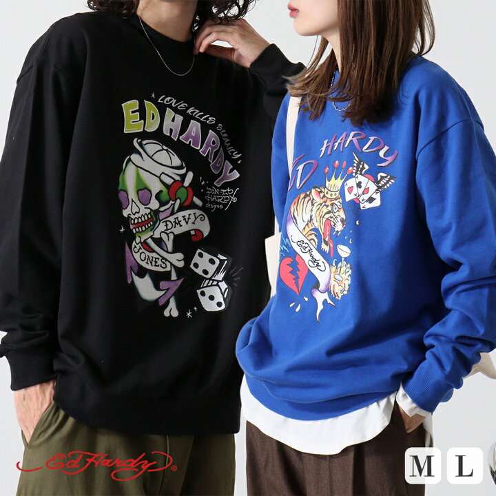 楽天市場】Ed Hardy エド・ハーディー トレーナー メンズ ブランド 
