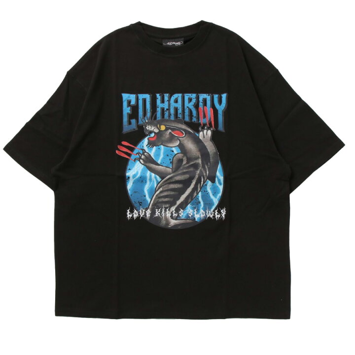楽天市場】Ed Hardy エドハーディー Tシャツ 半袖 メンズ ロック 半袖t 