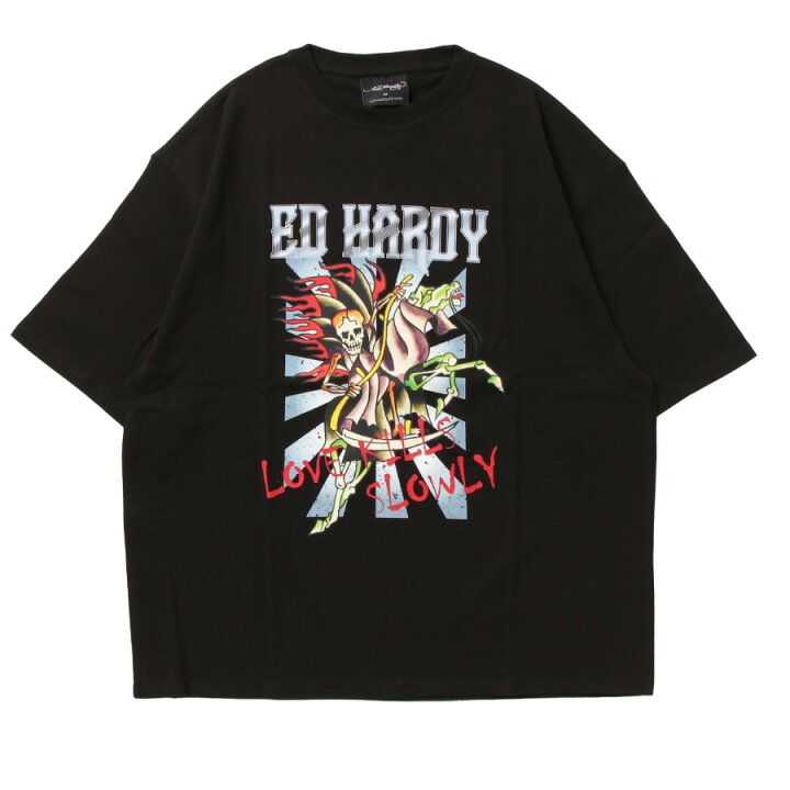 楽天市場】Ed Hardy エドハーディー Tシャツ 半袖 メンズ ロック 半袖t 