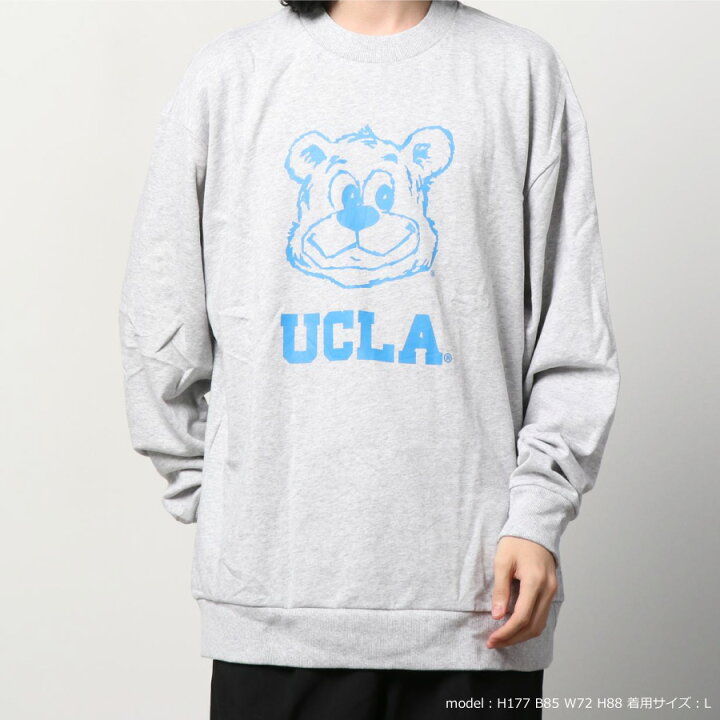 楽天市場 トレーナー スウェット トップス メンズ レディース ブランド Ucla トレーナー くま キャラクター おしゃれ カレッジロゴ プリント トレーナー メンズ レディース 古着風 春服 秋服 冬服 ストリート系 Westsea ウエストシー Westsea