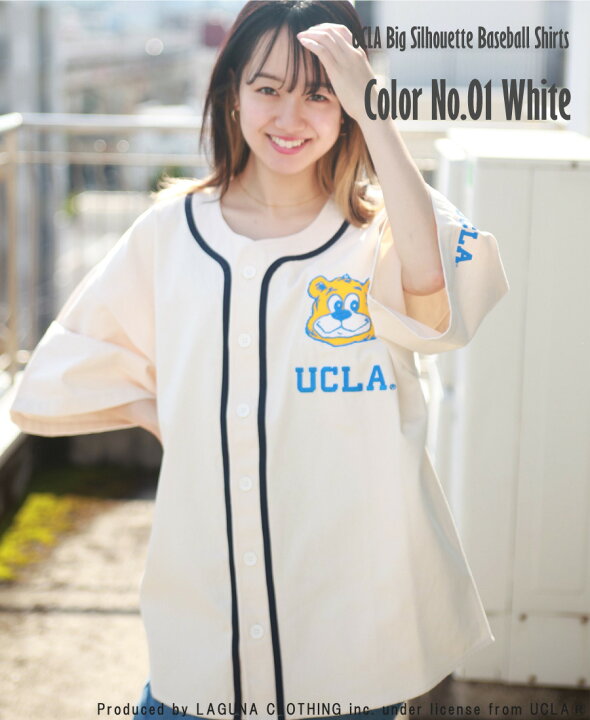 楽天市場】ベースボールシャツ ストリート ブランド UCLA 半袖 ロゴ