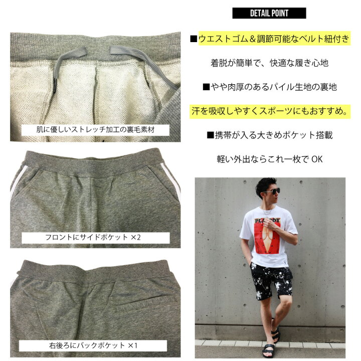 楽天市場 ハーフパンツ メンズ ひざ下丈 ひざ上 部屋着 短パン メンズ おしゃれ 柄パン スウェット ハーフパンツ メンズ ショートパンツ ルームウェア ショートパンツ レディース スエット スポーツ トレーニング 迷彩柄 ライン柄 無地 ボーダー ペイズリー Westsea