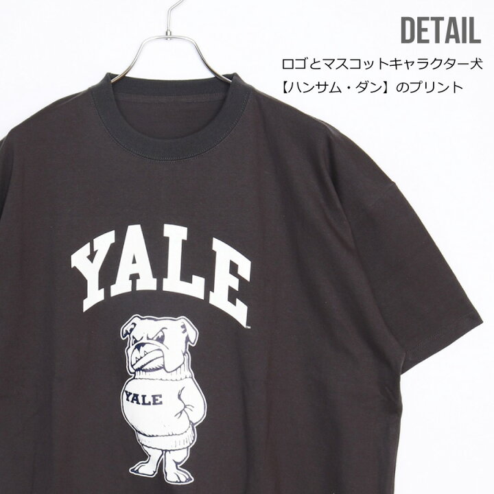 楽天市場】ロゴtシャツ yale tシャツ ティーシャツ メンズ レディース 