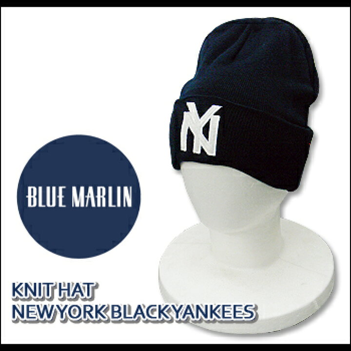 楽天市場】BLUE MARLIN(ブルーマーリン) Knit Cap @NEW YORK BLACK  
