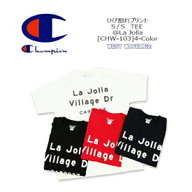 CHAMPION(チャンピオン) MEN'S S/S Tee La Jolla [CHW-103] USA 半袖 メンズ 無地　ロゴ カレッジTシャツWEST WAVE別注 アメカジ キャンパス【\3,080】【smtb-kd】【RCP】