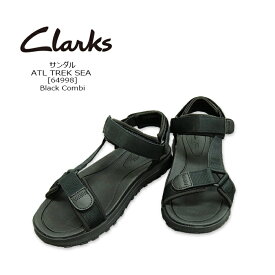 Clarks(クラークス) ATL TREK SEA SANDAL @8color[64998] メンズ サンダル カジュアルシューズ ブラックコンビ　 BLACK COMBI【RCP】