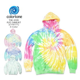 Colortone(カラートーン) BUYER'S SELECTTIE DYE PULL OVER HOODIE[CT8777] タイダイ染め スウェット 綿　パーカ フード 裏起毛アメカジ メンズ【\8,690】【smtb-kd】【RCP】